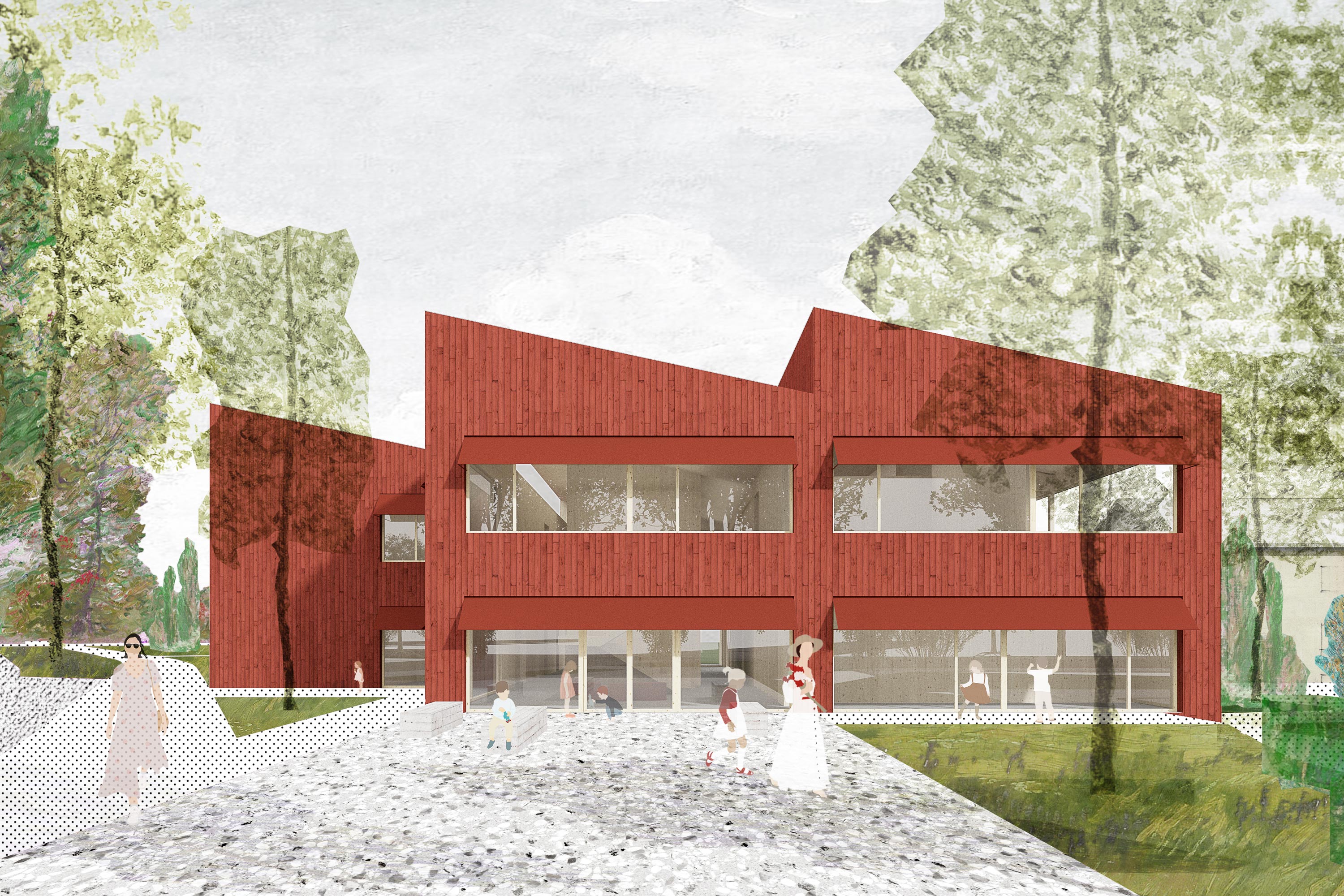 Kindergarten, Göppingen Motiv 